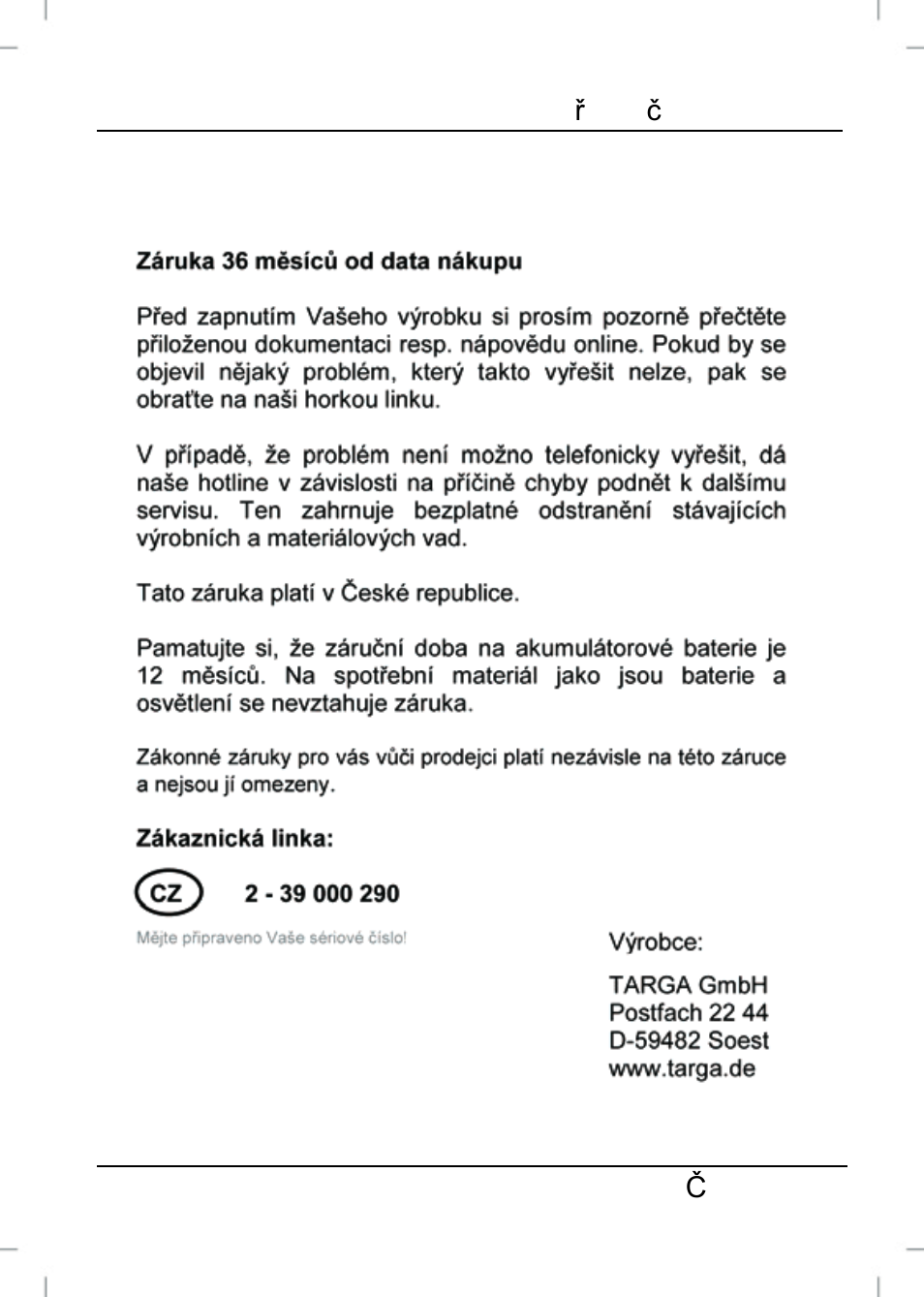 Informace o záruce | Silvercrest SWE 100 A1 User Manual | Page 53 / 155