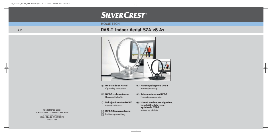 Silvercrest SZA 28 A1 User Manual | 44 pages