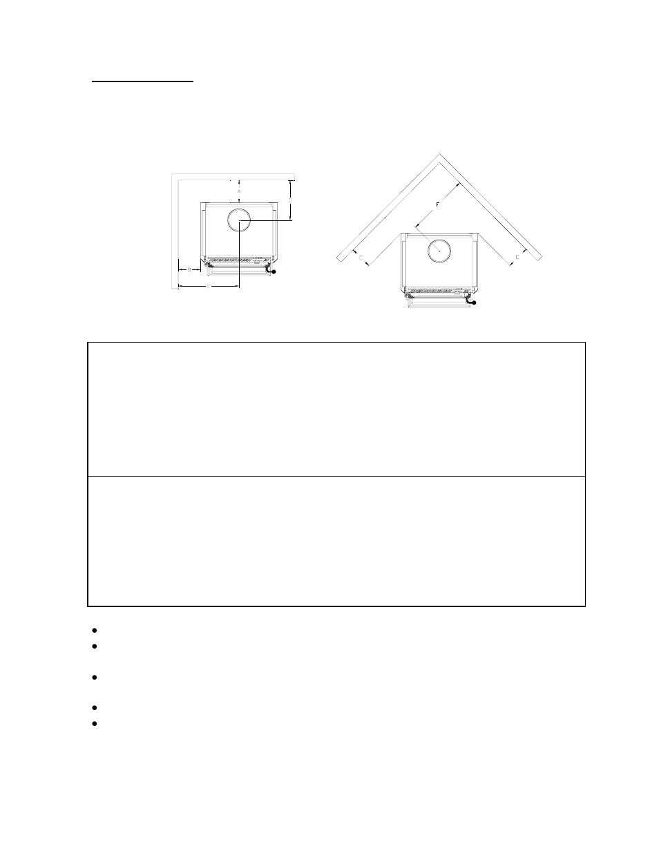 Clearances | Drolet HT1200 User Manual | Page 14 / 28