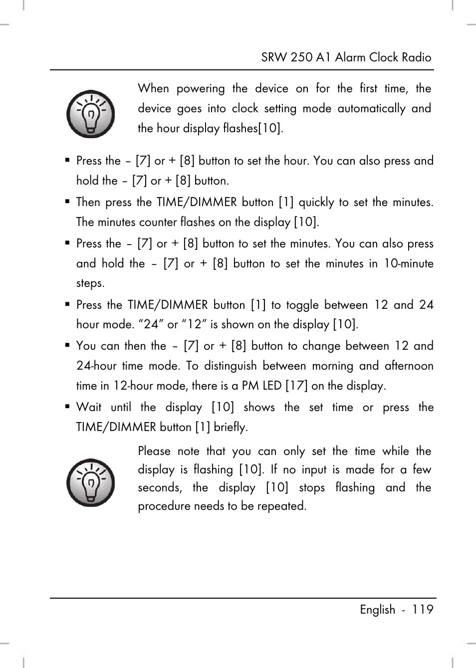 Silvercrest SRW 250 A1 User Manual | Page 121 / 134