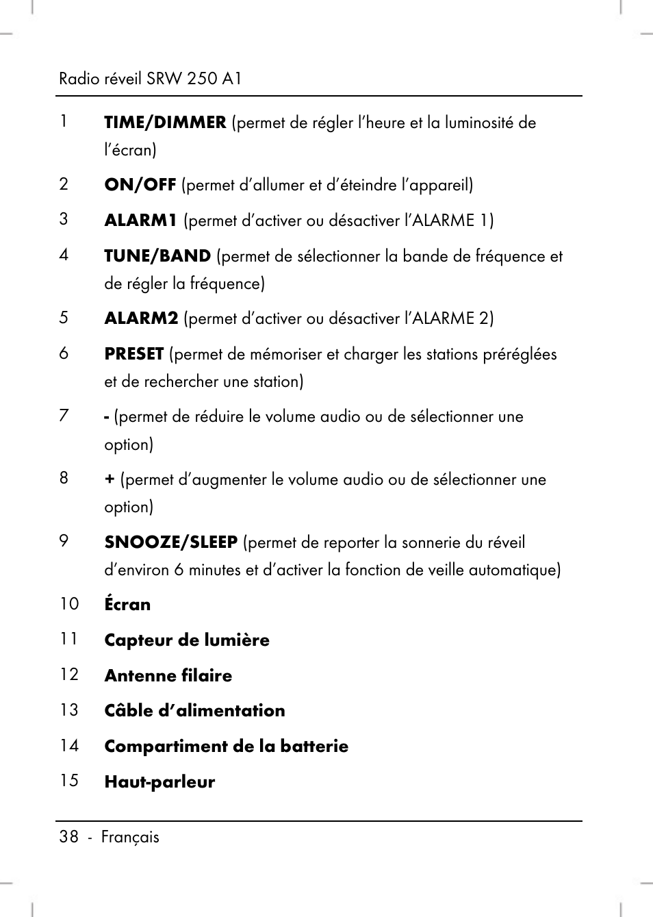 Silvercrest SRW 250 A1 User Manual | Page 40 / 134