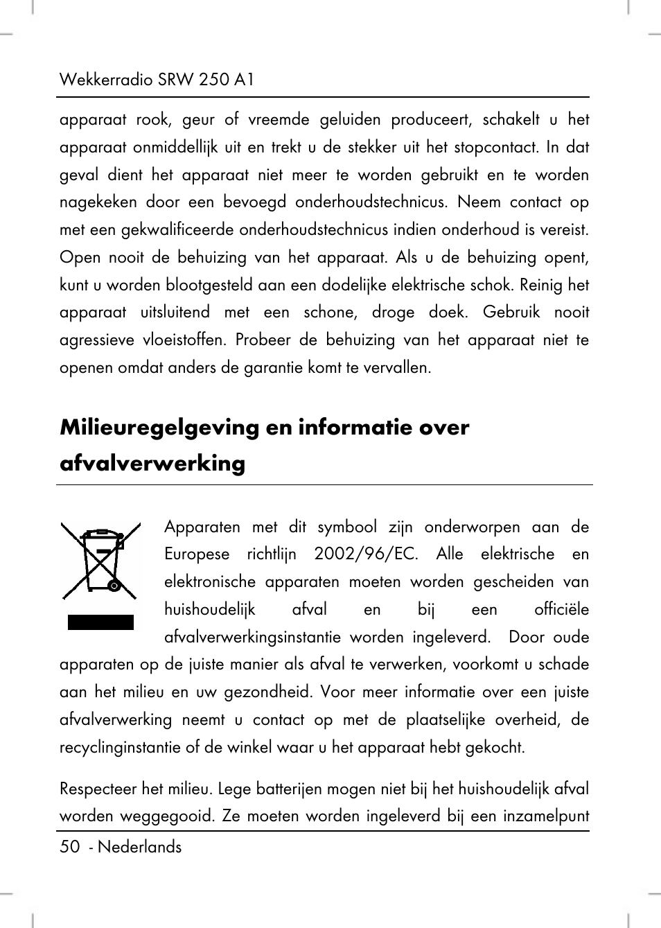Silvercrest SRW 250 A1 User Manual | Page 52 / 108