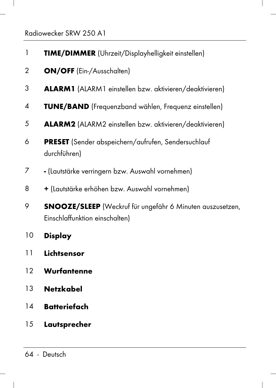 Silvercrest SRW 250 A1 User Manual | Page 66 / 108