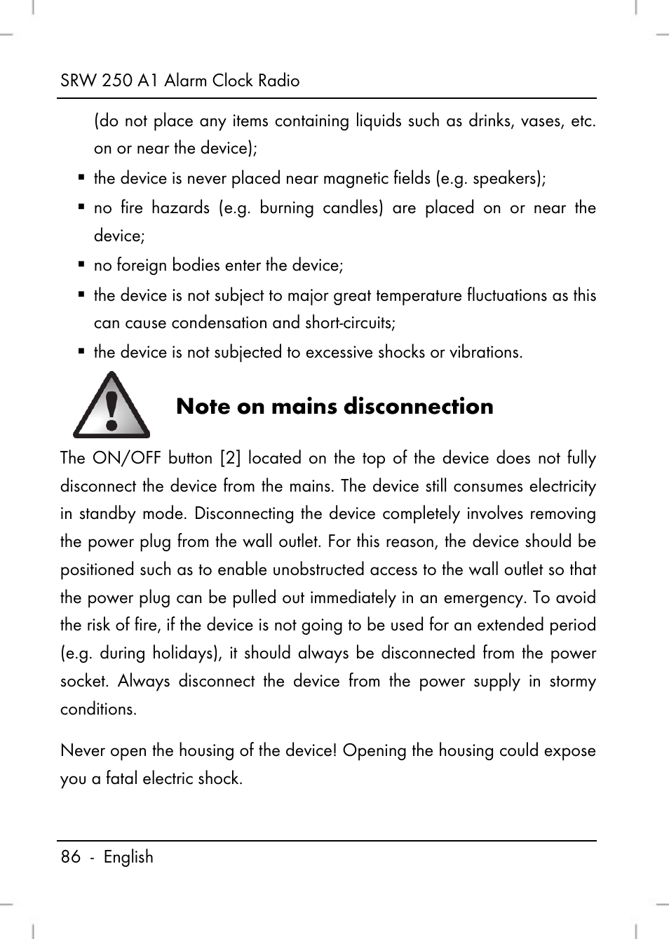 Silvercrest SRW 250 A1 User Manual | Page 88 / 108