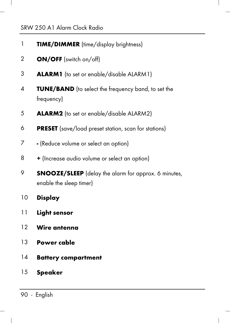 Silvercrest SRW 250 A1 User Manual | Page 92 / 108