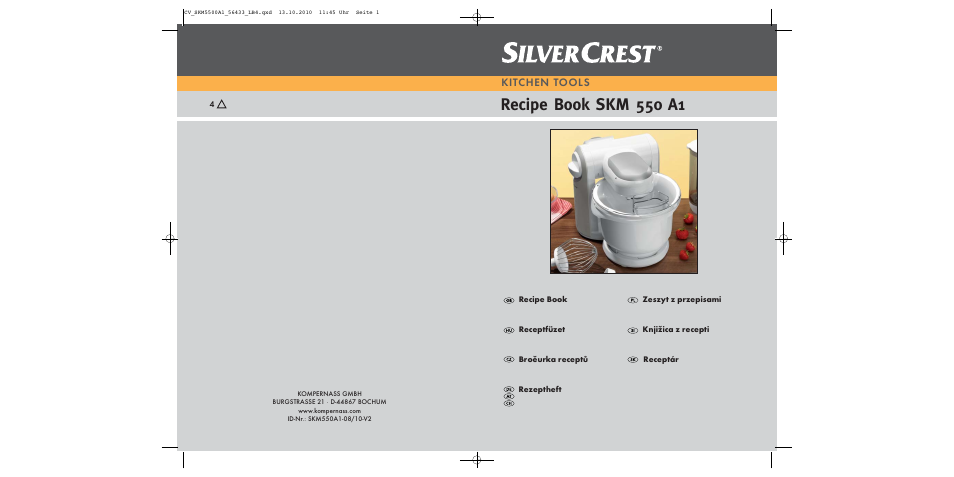 Silvercrest SKM 550 A1 User Manual | 84 pages