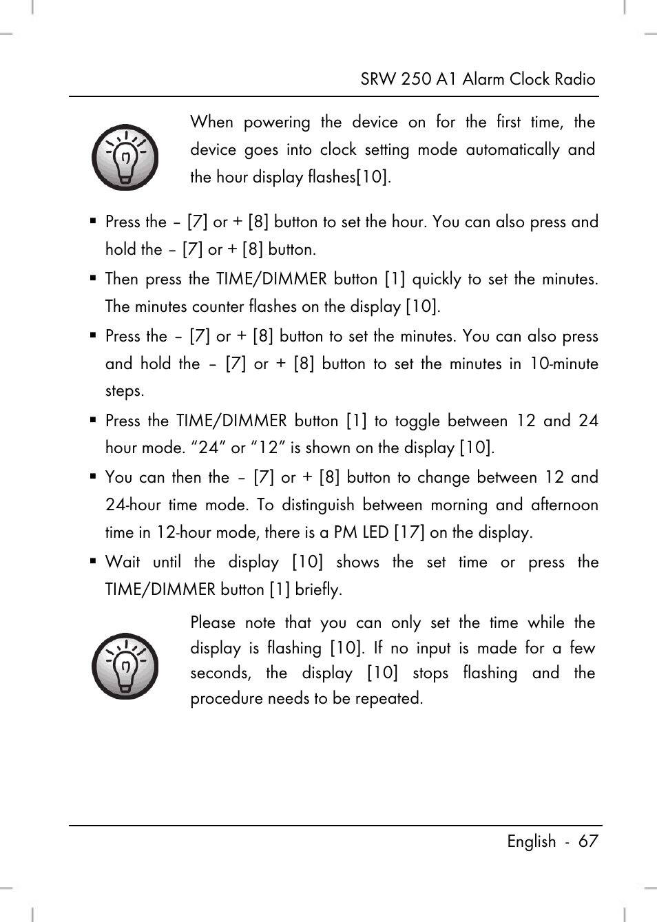 Silvercrest SRW 250 A1 User Manual | Page 69 / 108