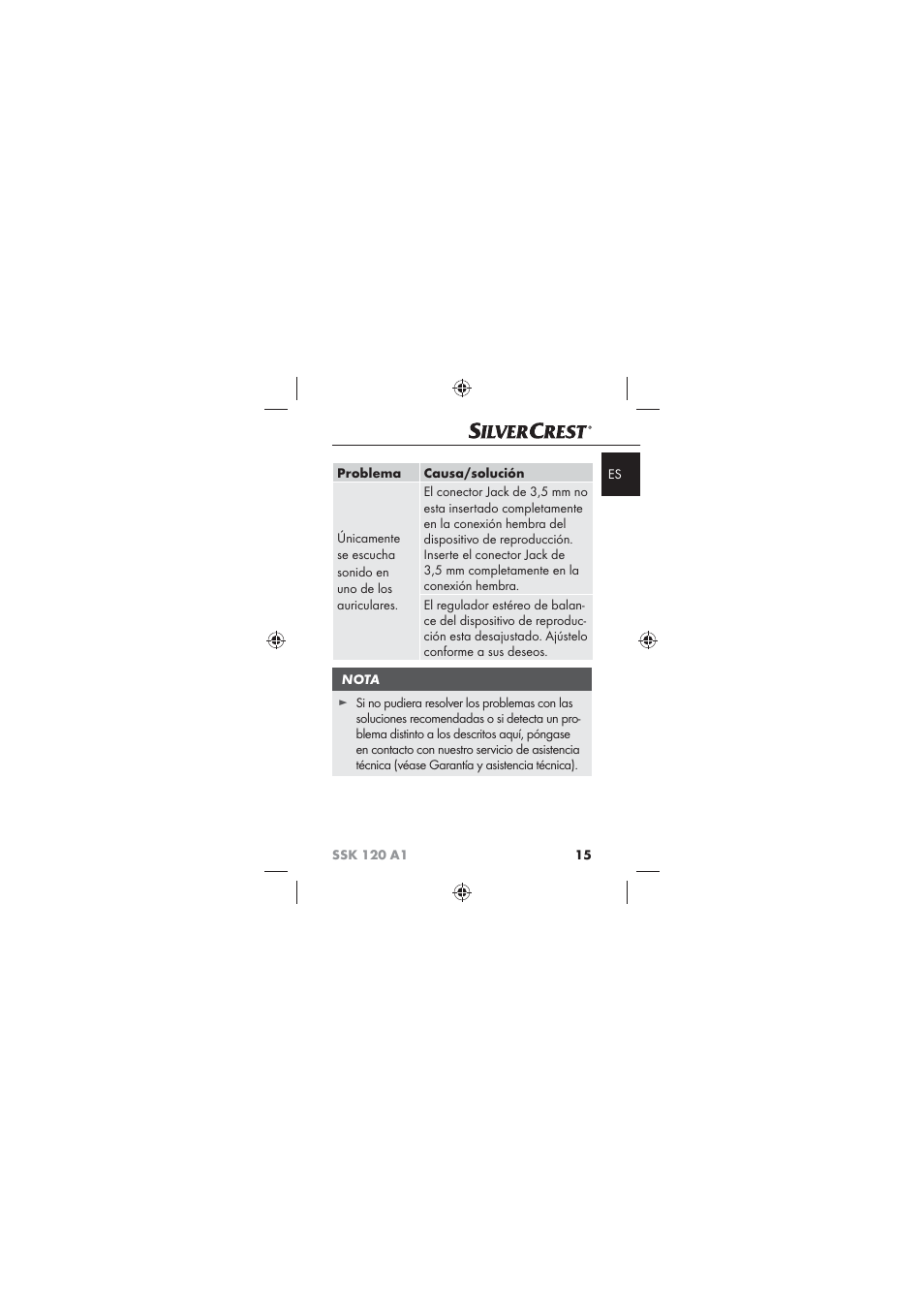 Silvercrest SSK 120 A1 User Manual | Page 17 / 90