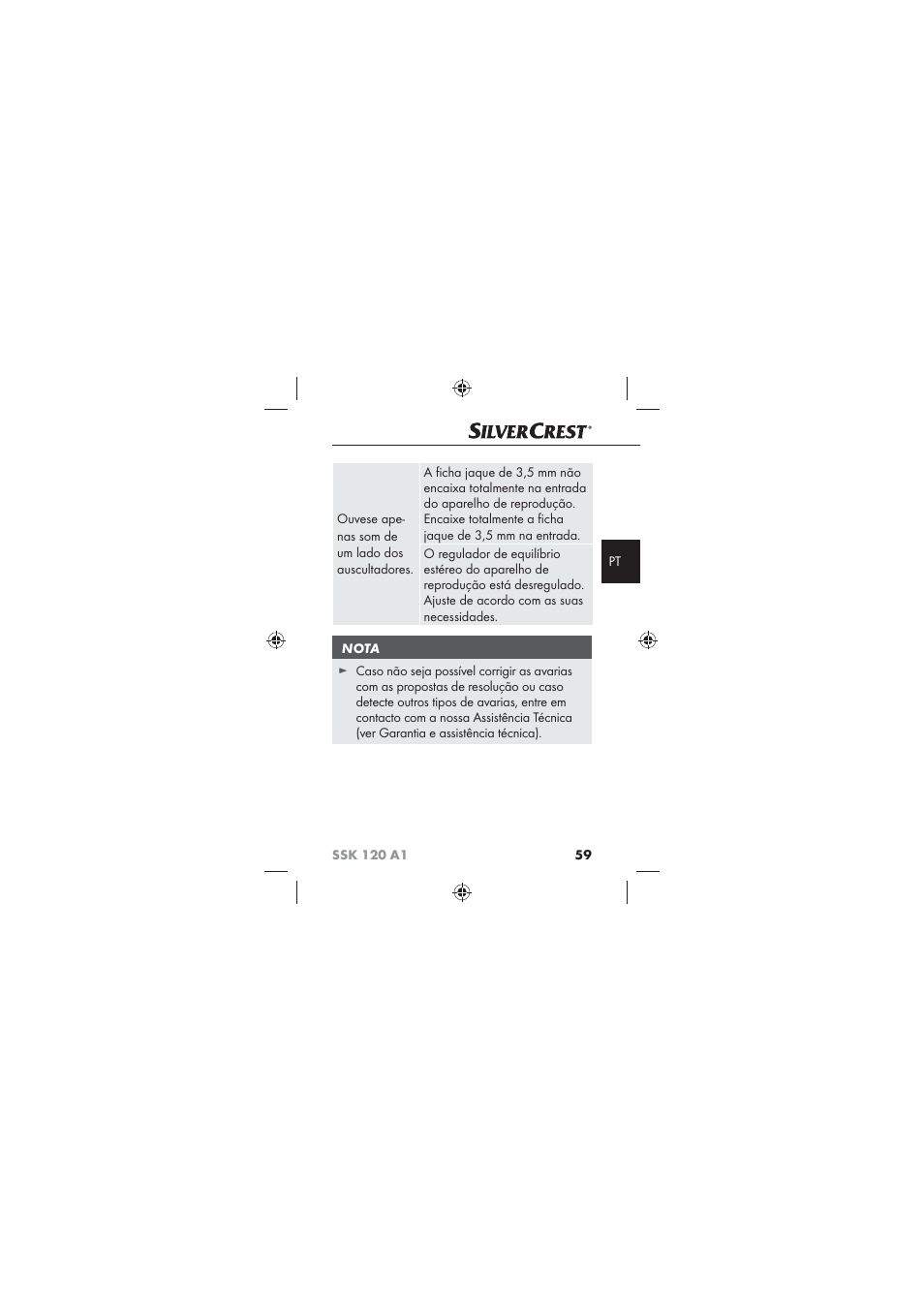 Silvercrest SSK 120 A1 User Manual | Page 61 / 90