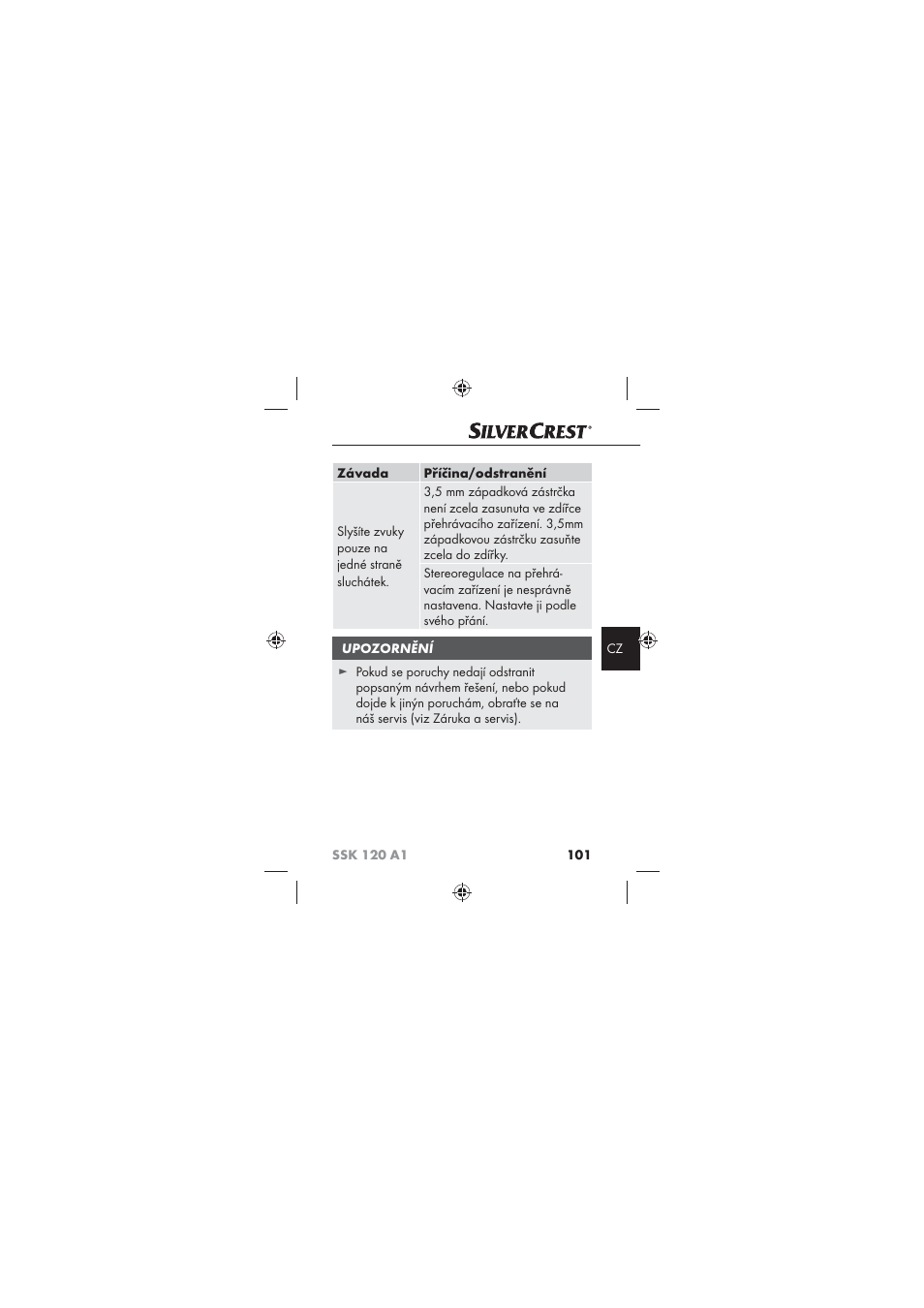 Silvercrest SSK 120 A1 User Manual | Page 103 / 132