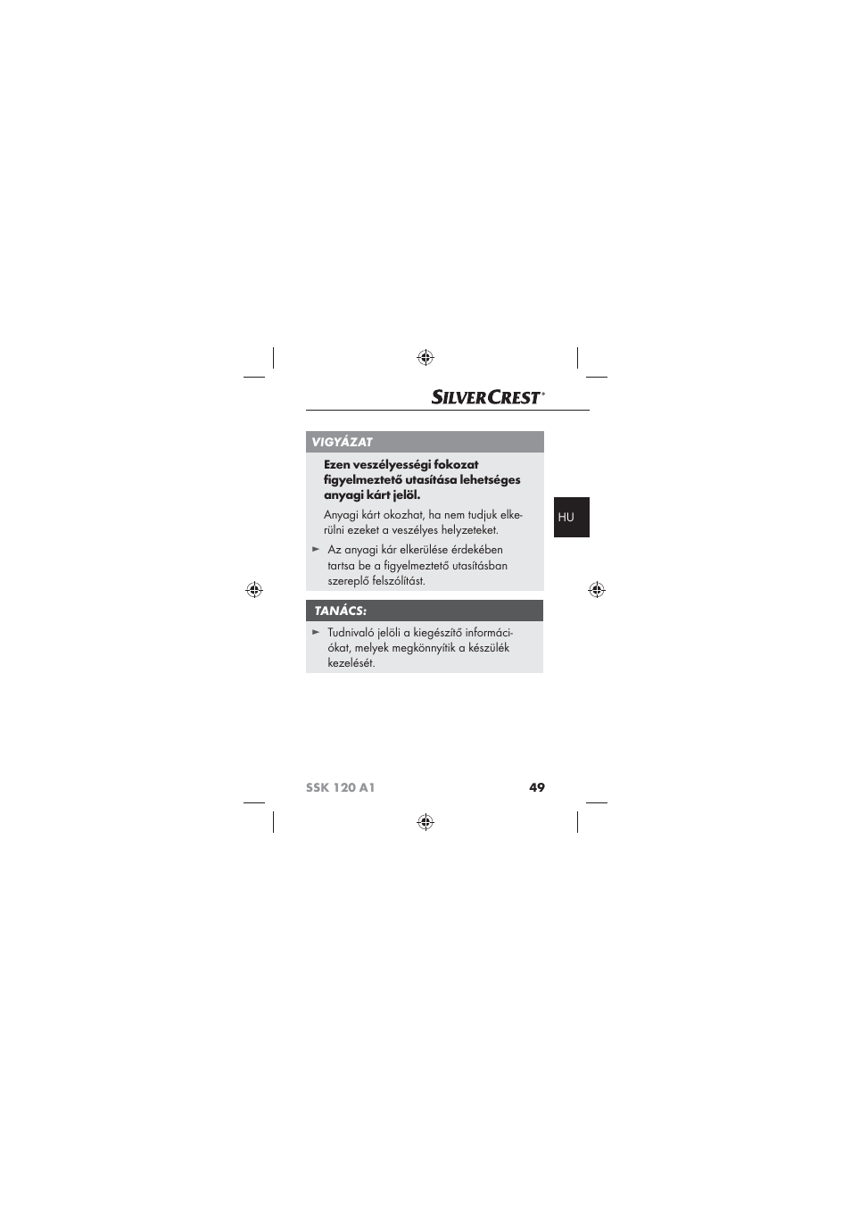 Silvercrest SSK 120 A1 User Manual | Page 51 / 132