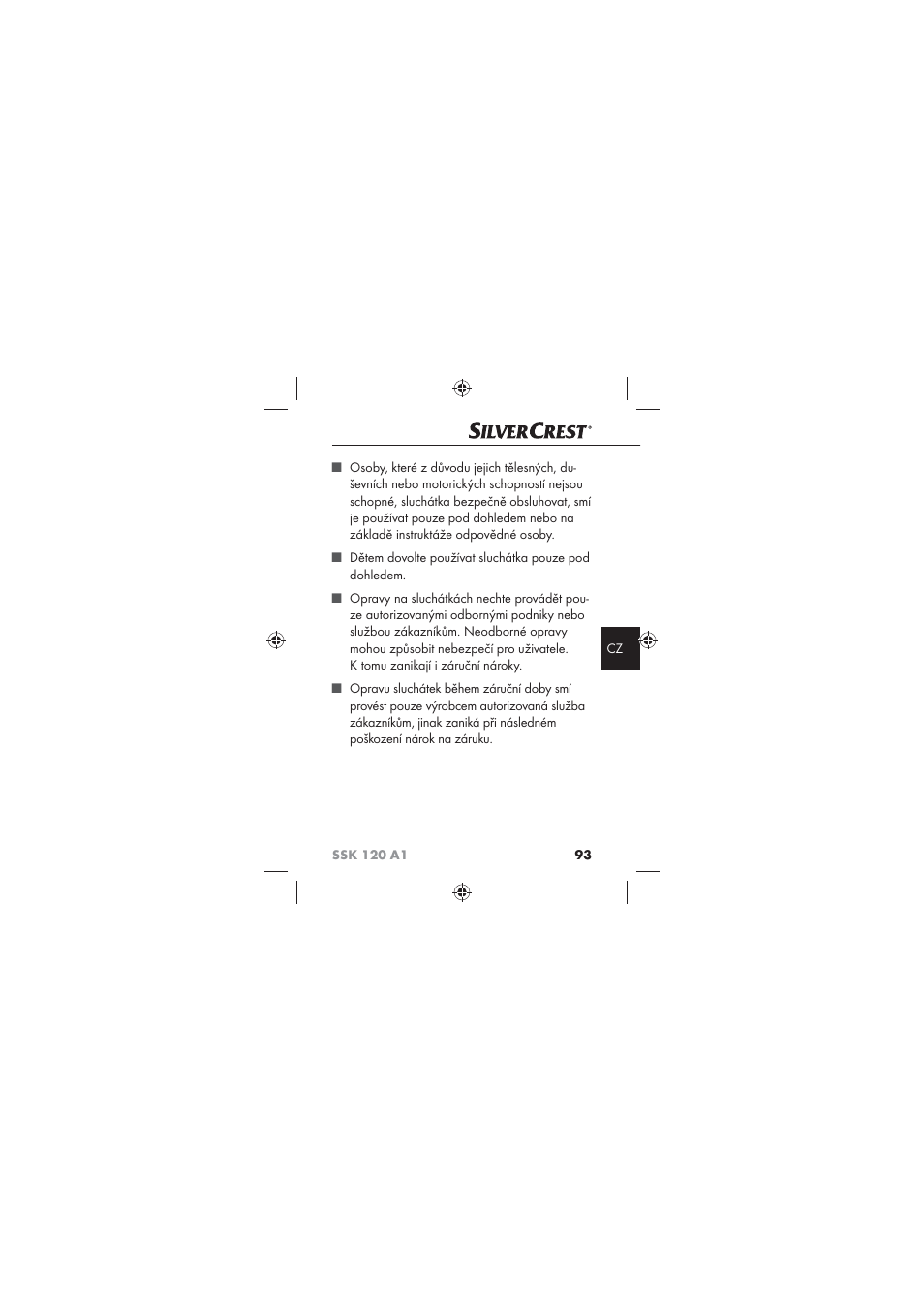 Silvercrest SSK 120 A1 User Manual | Page 95 / 132