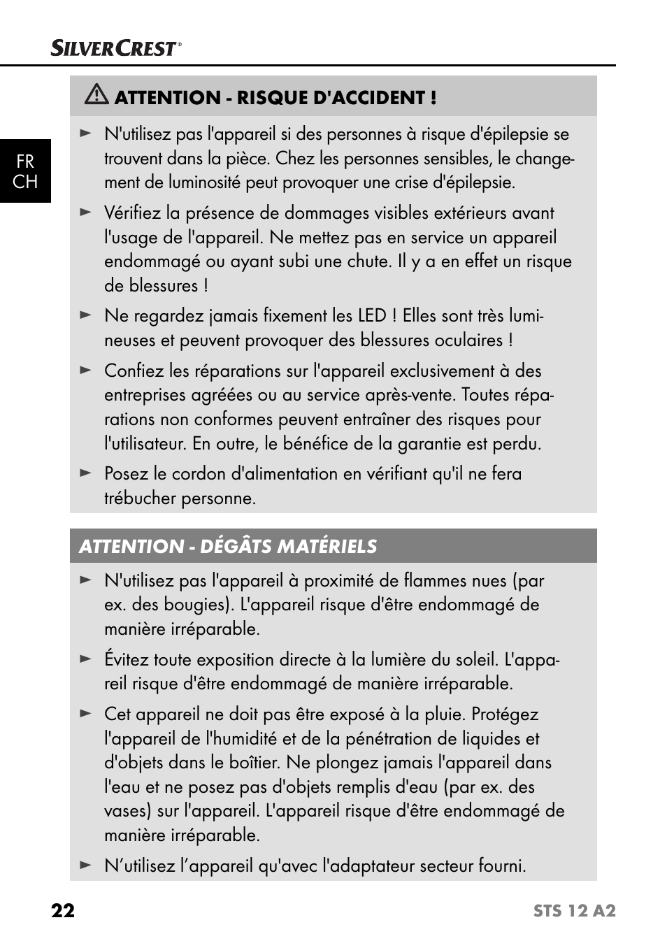 Silvercrest STS 12 A2 User Manual | Page 25 / 67