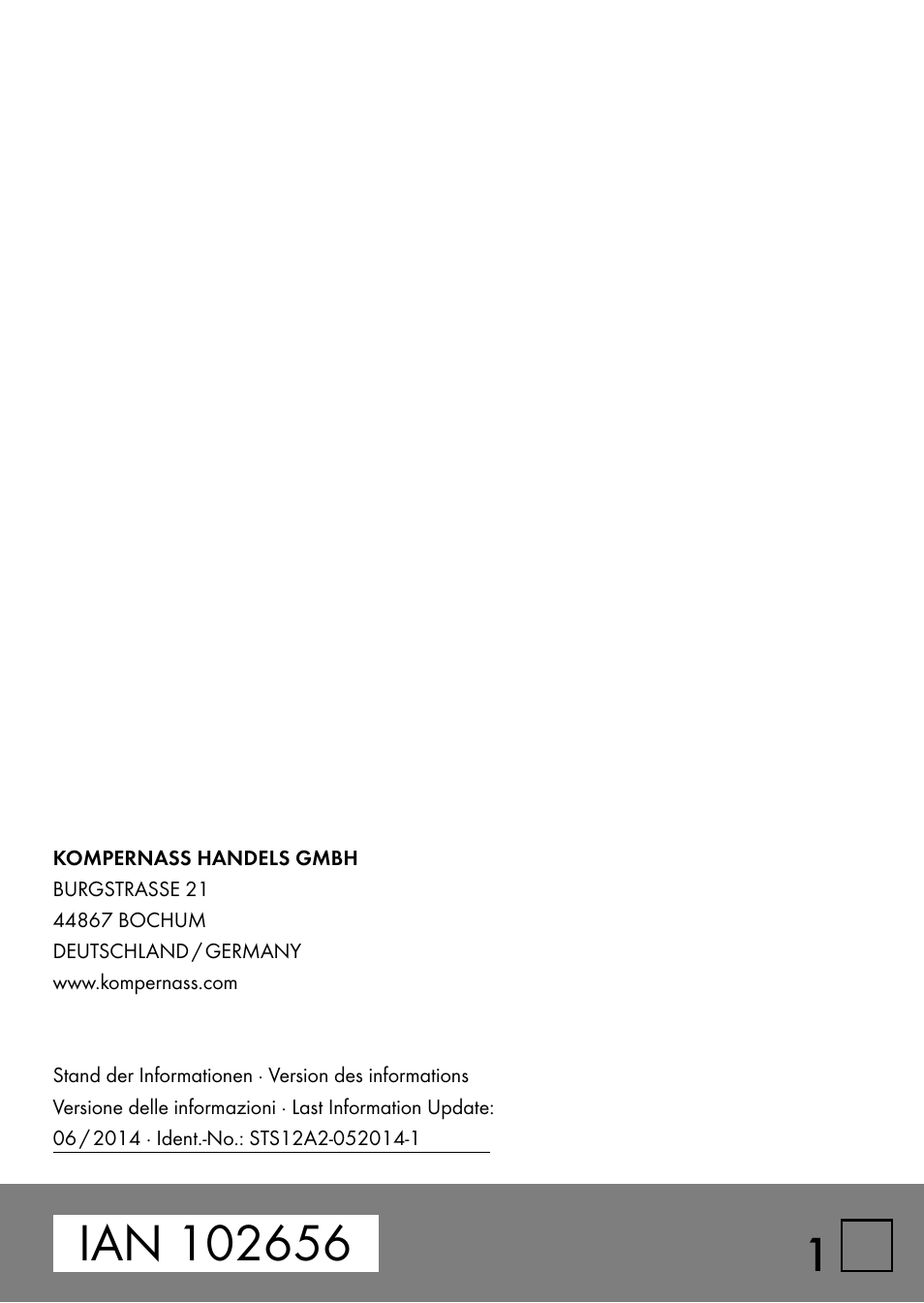 Silvercrest STS 12 A2 User Manual | Page 67 / 67