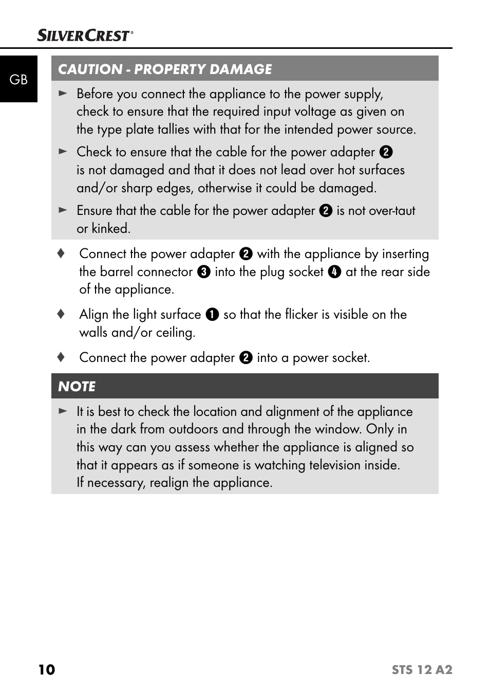 Silvercrest STS 12 A2 User Manual | Page 13 / 116