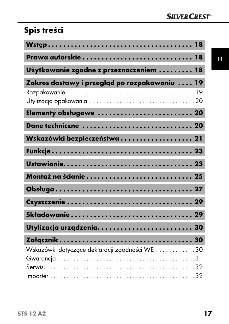 Silvercrest STS 12 A2 User Manual | Page 20 / 116