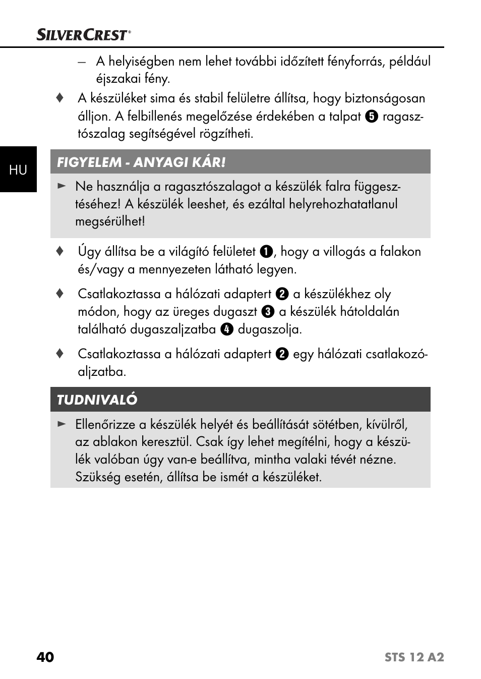 Silvercrest STS 12 A2 User Manual | Page 43 / 116