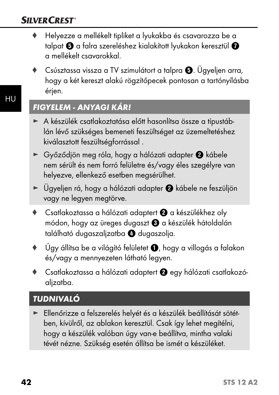 Silvercrest STS 12 A2 User Manual | Page 45 / 116