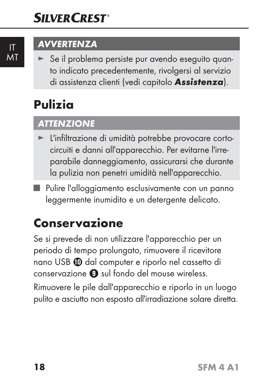 Pulizia, Conservazione | Silvercrest SFM 4 A1 User Manual | Page 21 / 97