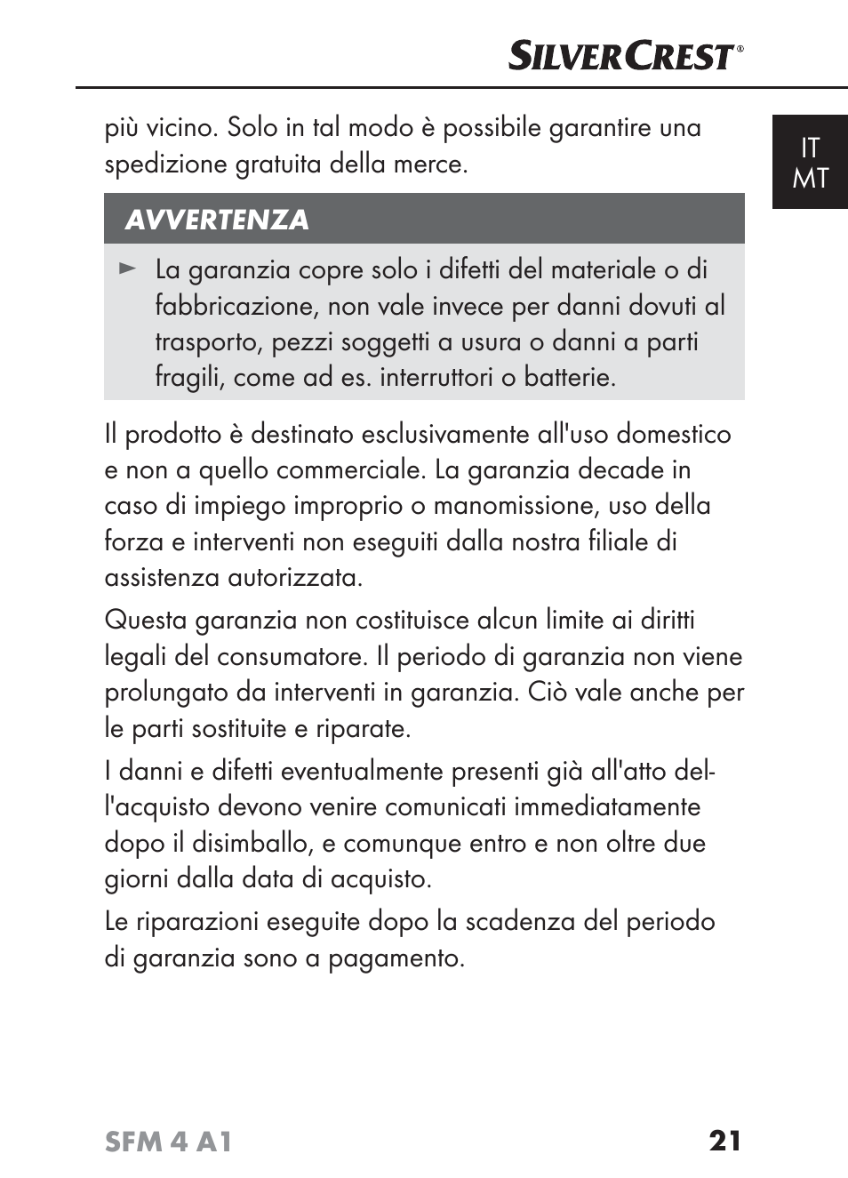 Silvercrest SFM 4 A1 User Manual | Page 24 / 97
