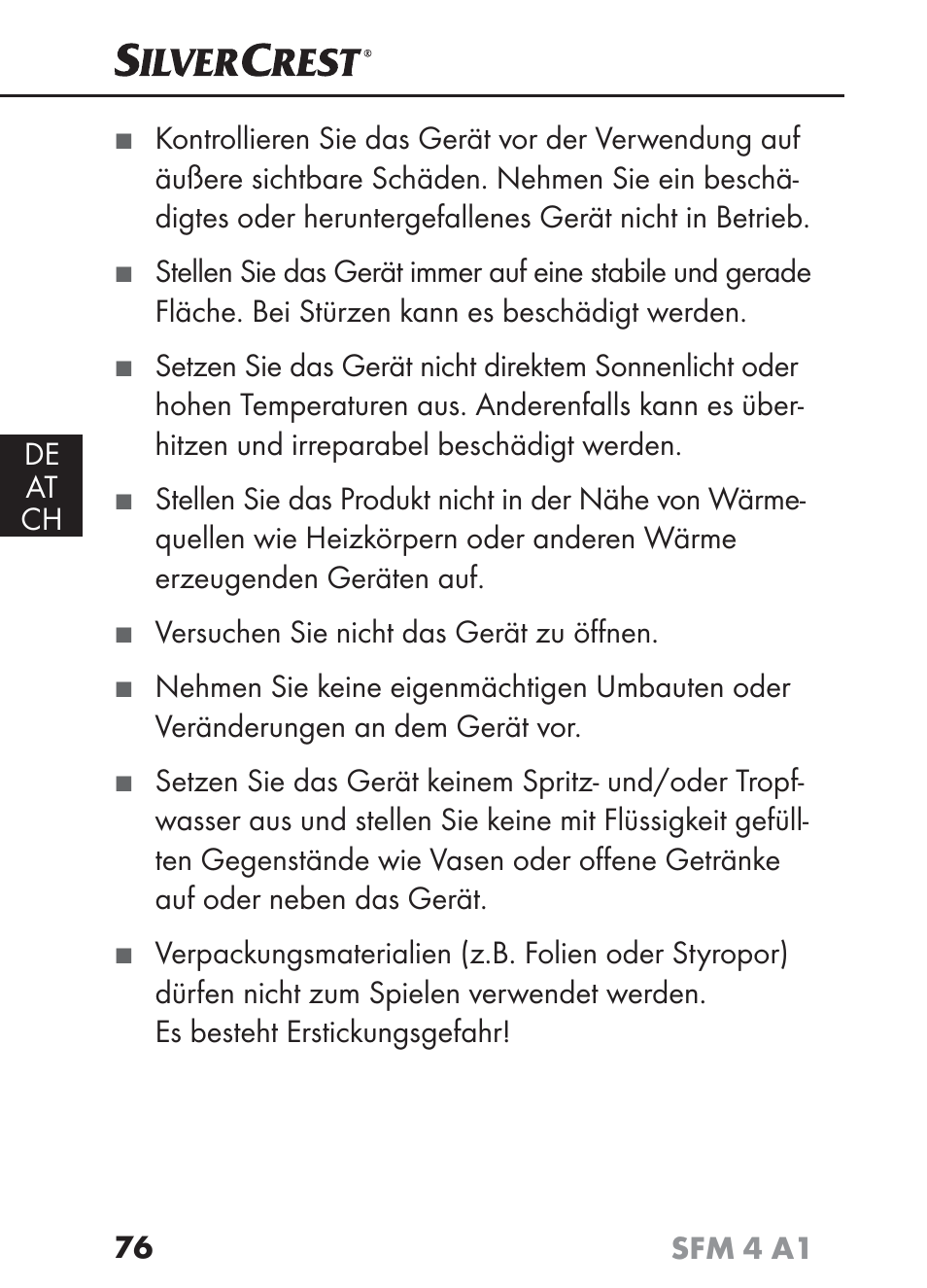 Silvercrest SFM 4 A1 User Manual | Page 79 / 97