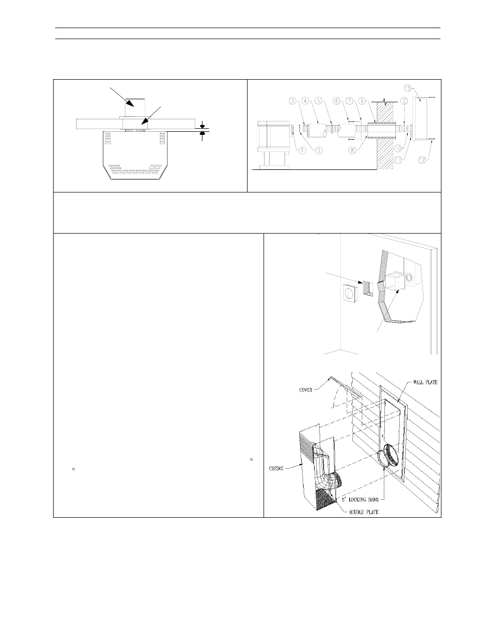 Installation of wall venting kits, Direct vent kit | Drolet SIT 0.820.634 User Manual | Page 10 / 24