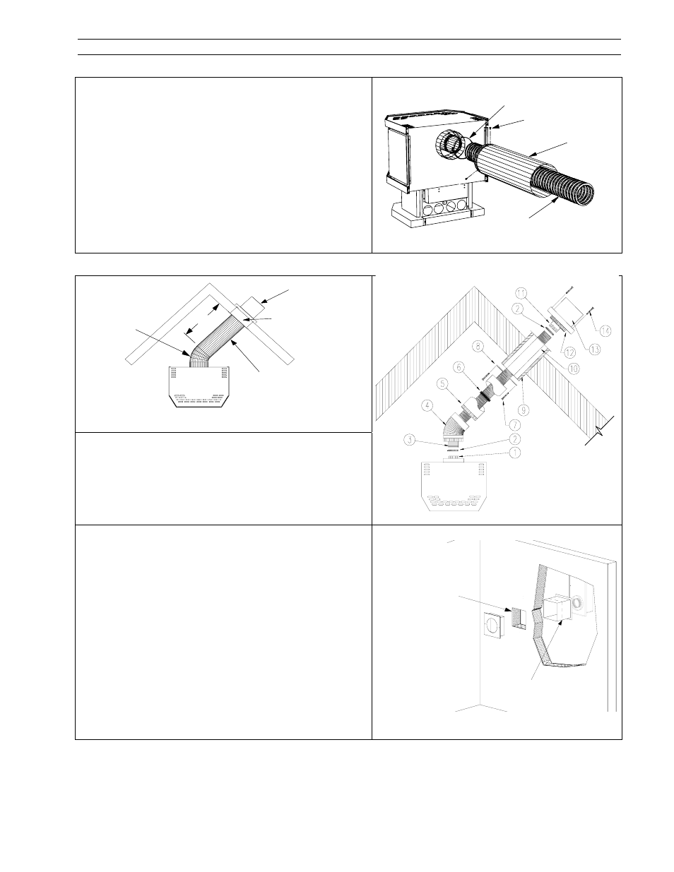 Direct vent kit for corner installation | Drolet SIT 0.820.634 User Manual | Page 11 / 24