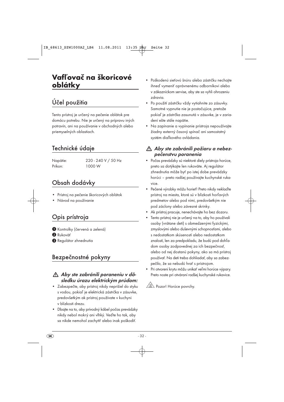 Silvercrest SZW 1000 A2 User Manual | Page 34 / 44