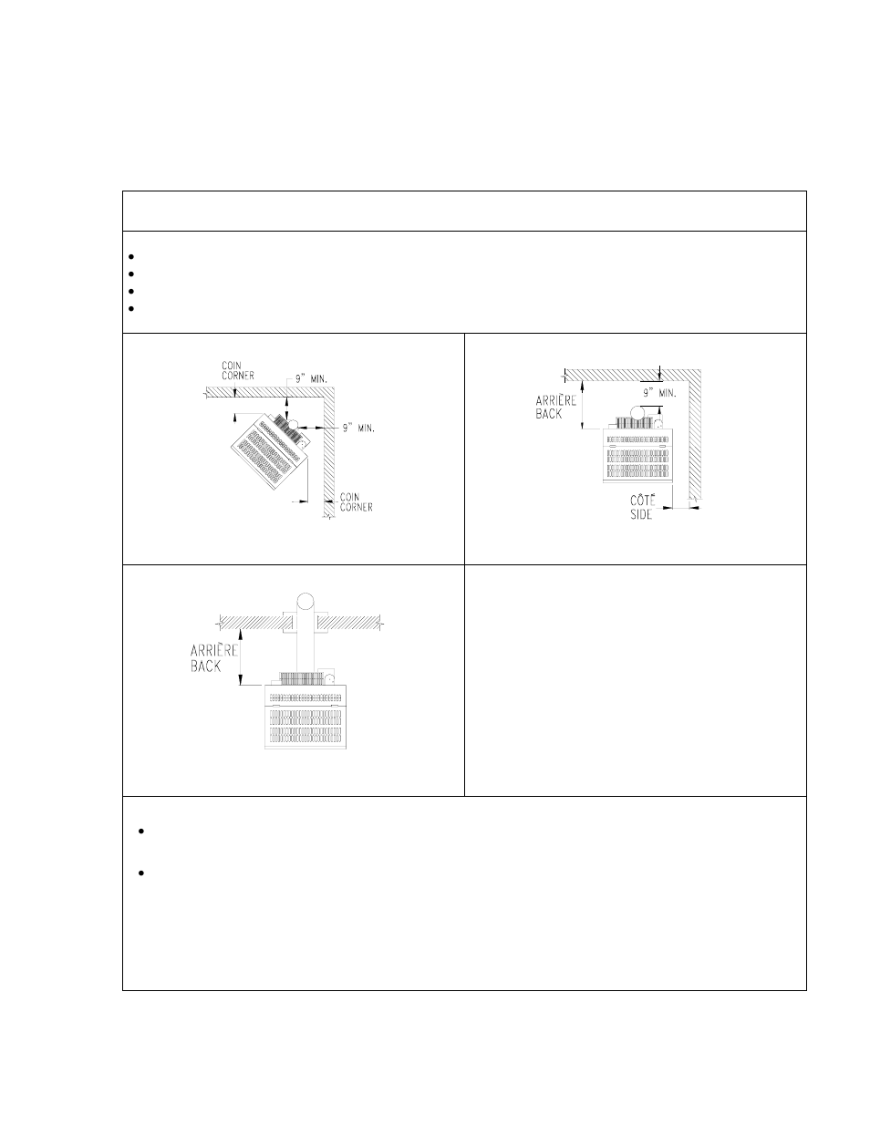 Installation instructions, Locating the stove | Drolet ALASKA 2000 User Manual | Page 3 / 16