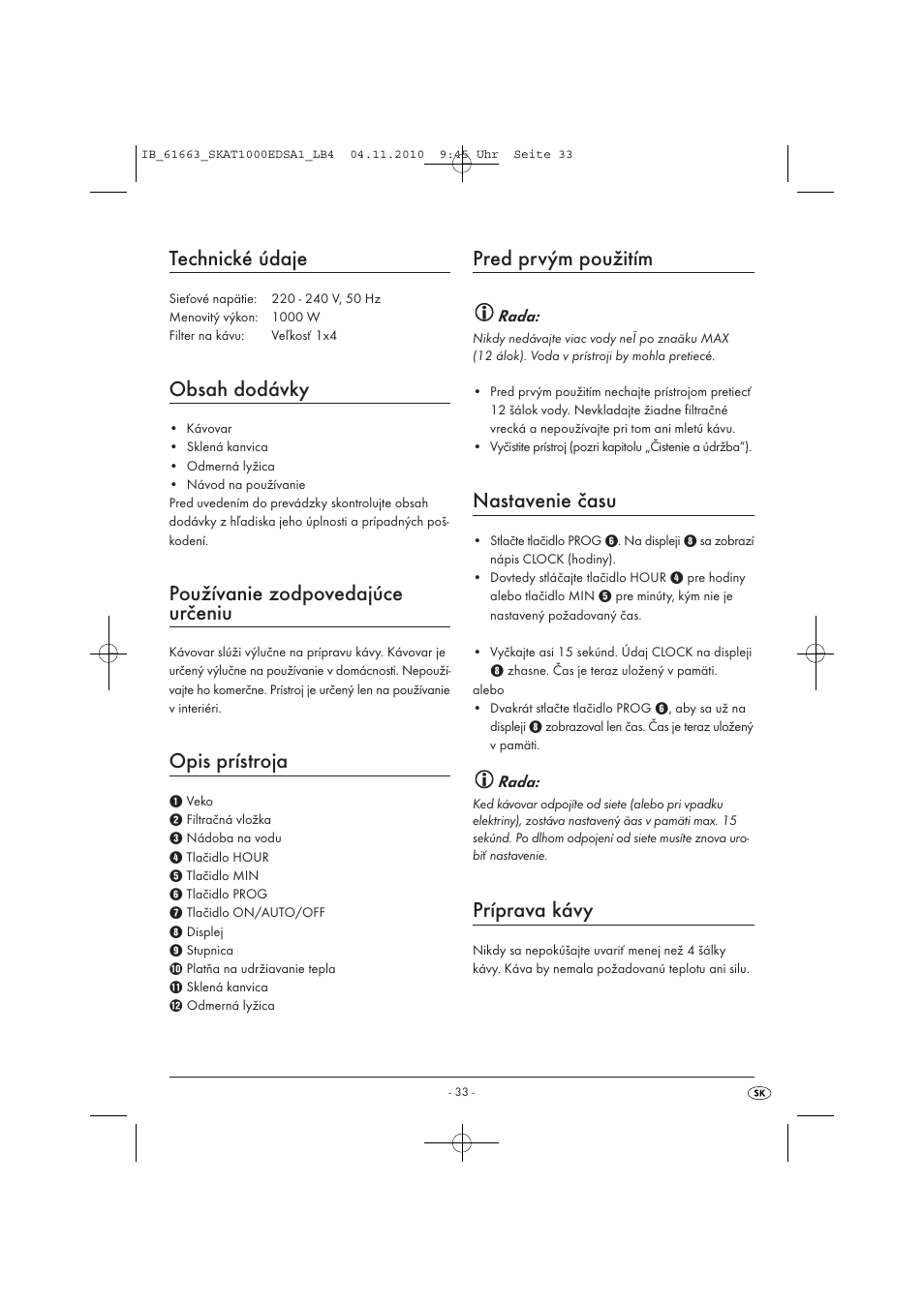Silvercrest SKAT 1000 EDS A1 User Manual | Page 35 / 45