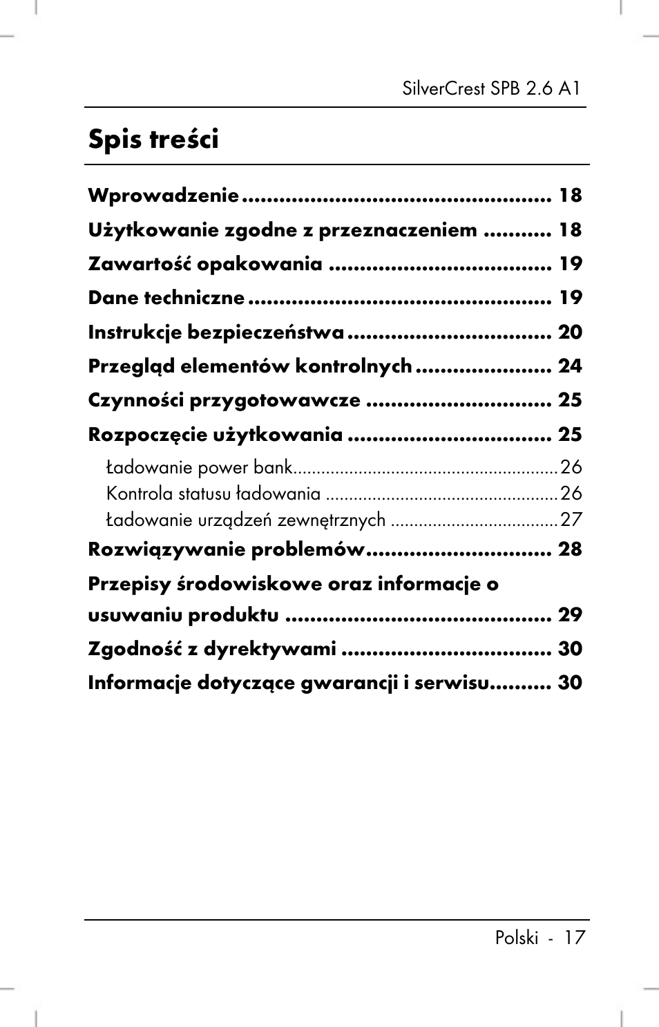 Silvercrest SPB 2.6 A1 User Manual | Page 19 / 106