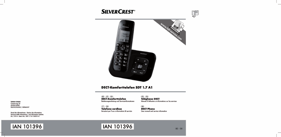 Silvercrest SDT 1.7 A1 User Manual | 192 pages