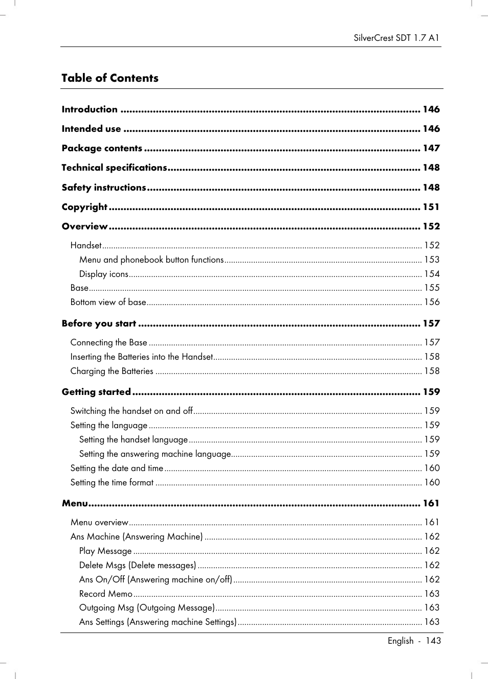 Silvercrest SDT 1.7 A1 User Manual | Page 145 / 192