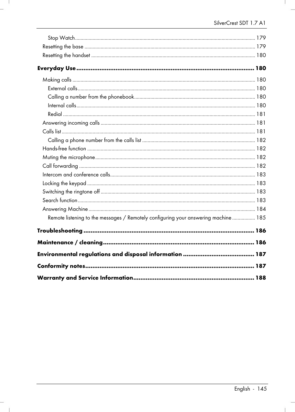 Silvercrest SDT 1.7 A1 User Manual | Page 147 / 192