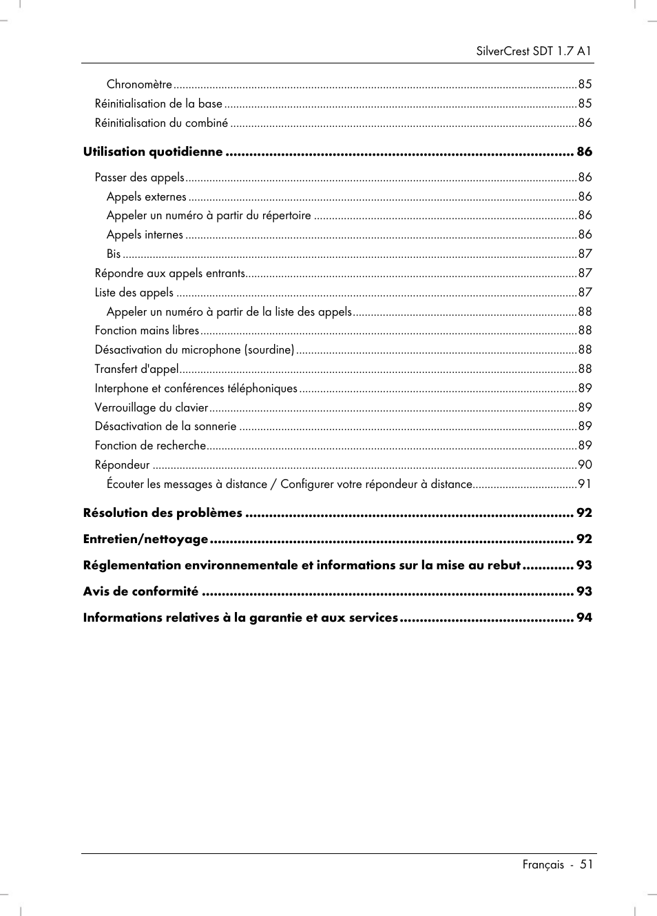 Silvercrest SDT 1.7 A1 User Manual | Page 53 / 192