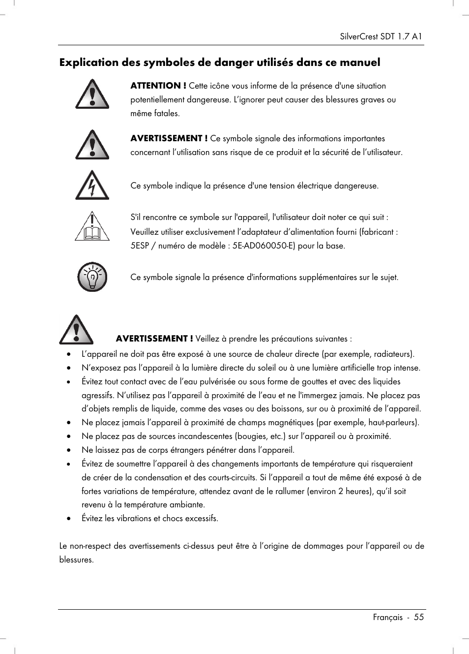 Silvercrest SDT 1.7 A1 User Manual | Page 57 / 192