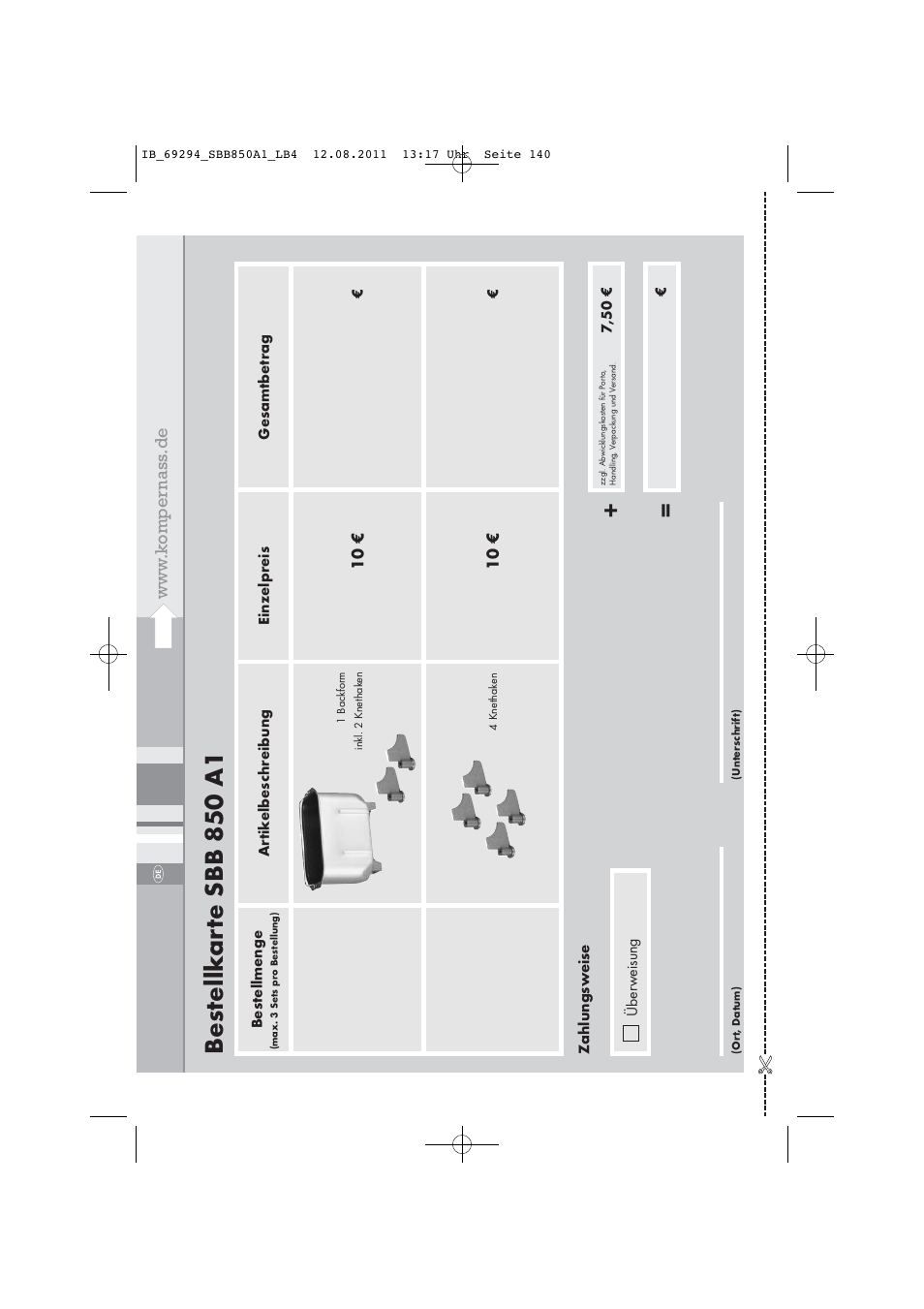 Bes tellk ar te sbb 850 a1 | Silvercrest SBB 850 A1 User Manual | Page 142 / 146