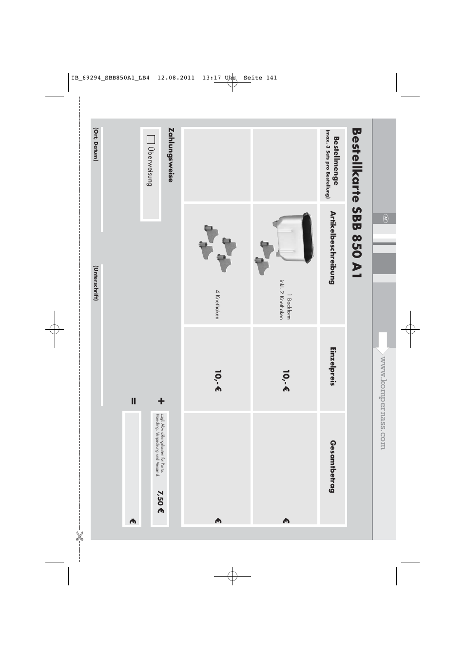 Bes tellk ar te sbb 850 a1 | Silvercrest SBB 850 A1 User Manual | Page 143 / 146