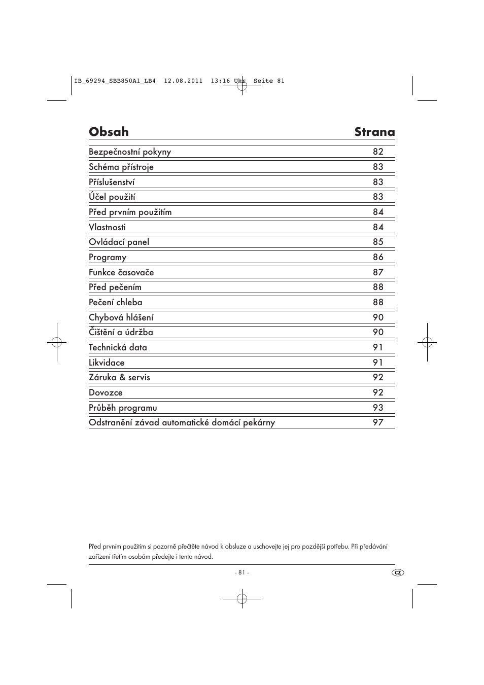 Silvercrest SBB 850 A1 User Manual | Page 83 / 146