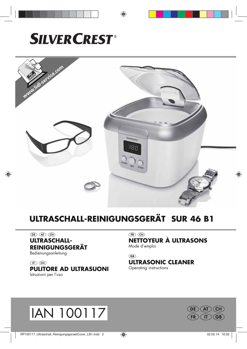 Silvercrest SUR 46 B1 User Manual | 46 pages