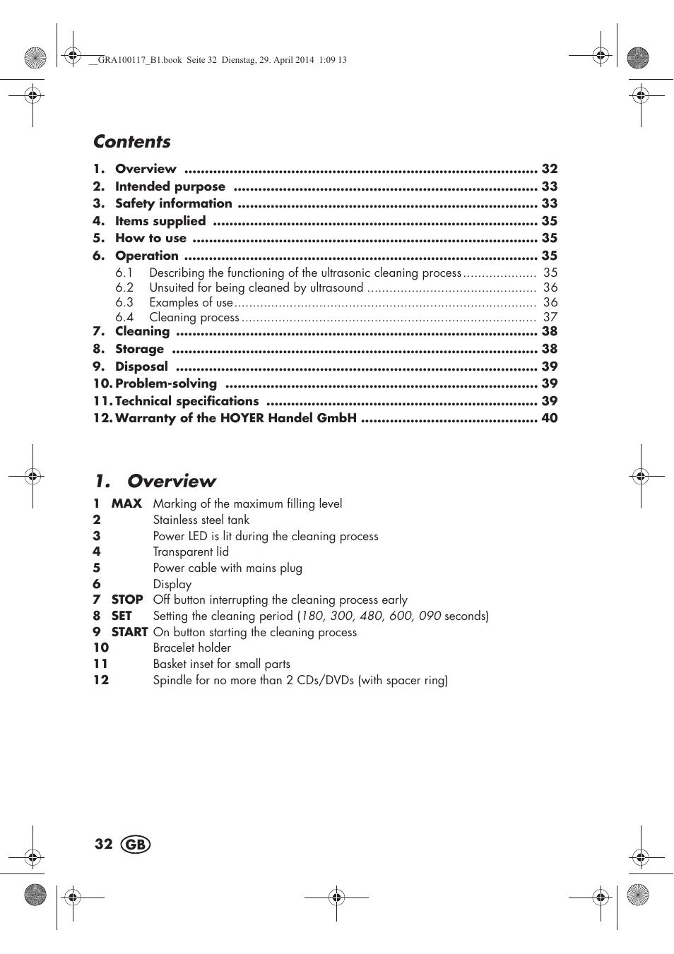 Silvercrest SUR 46 B1 User Manual | Page 34 / 46