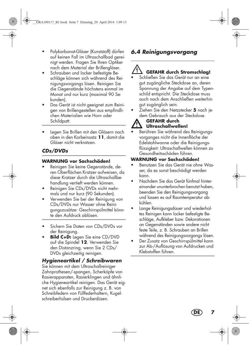 Silvercrest SUR 46 B1 User Manual | Page 9 / 46