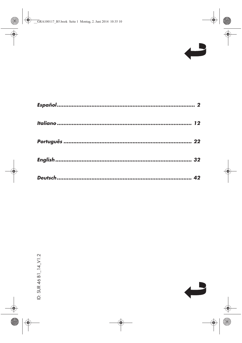 Silvercrest SUR 46 B1 User Manual | Page 2 / 54