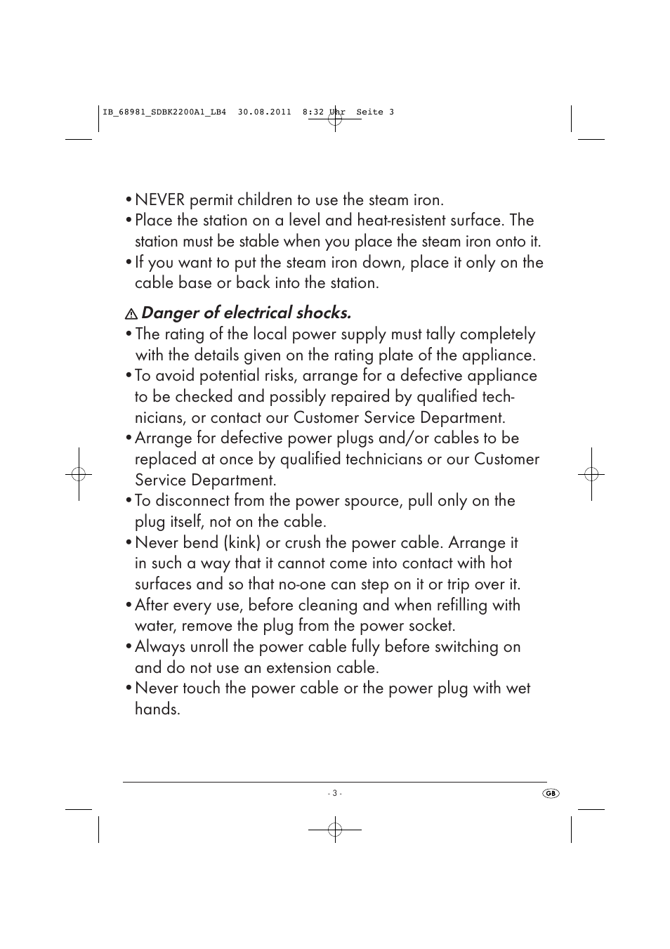 Silvercrest SDBK 2200 A1 User Manual | Page 5 / 72