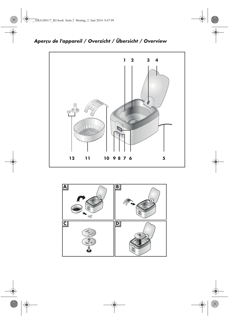 Silvercrest SUR 46 B1 User Manual | Page 3 / 46