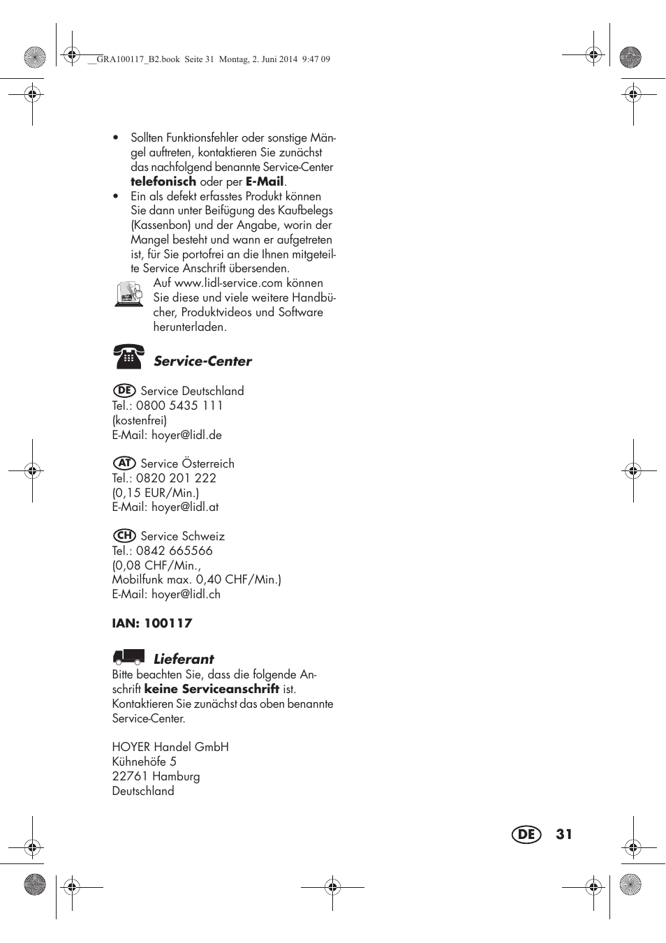 Silvercrest SUR 46 B1 User Manual | Page 33 / 46