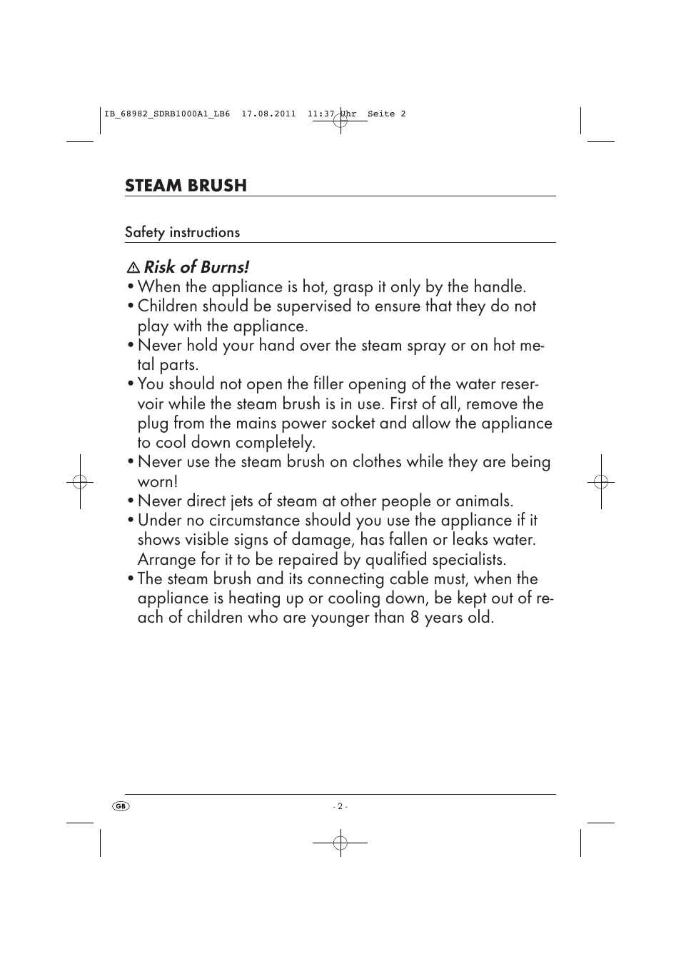 Silvercrest SDRB 1000 A1 User Manual | Page 4 / 26