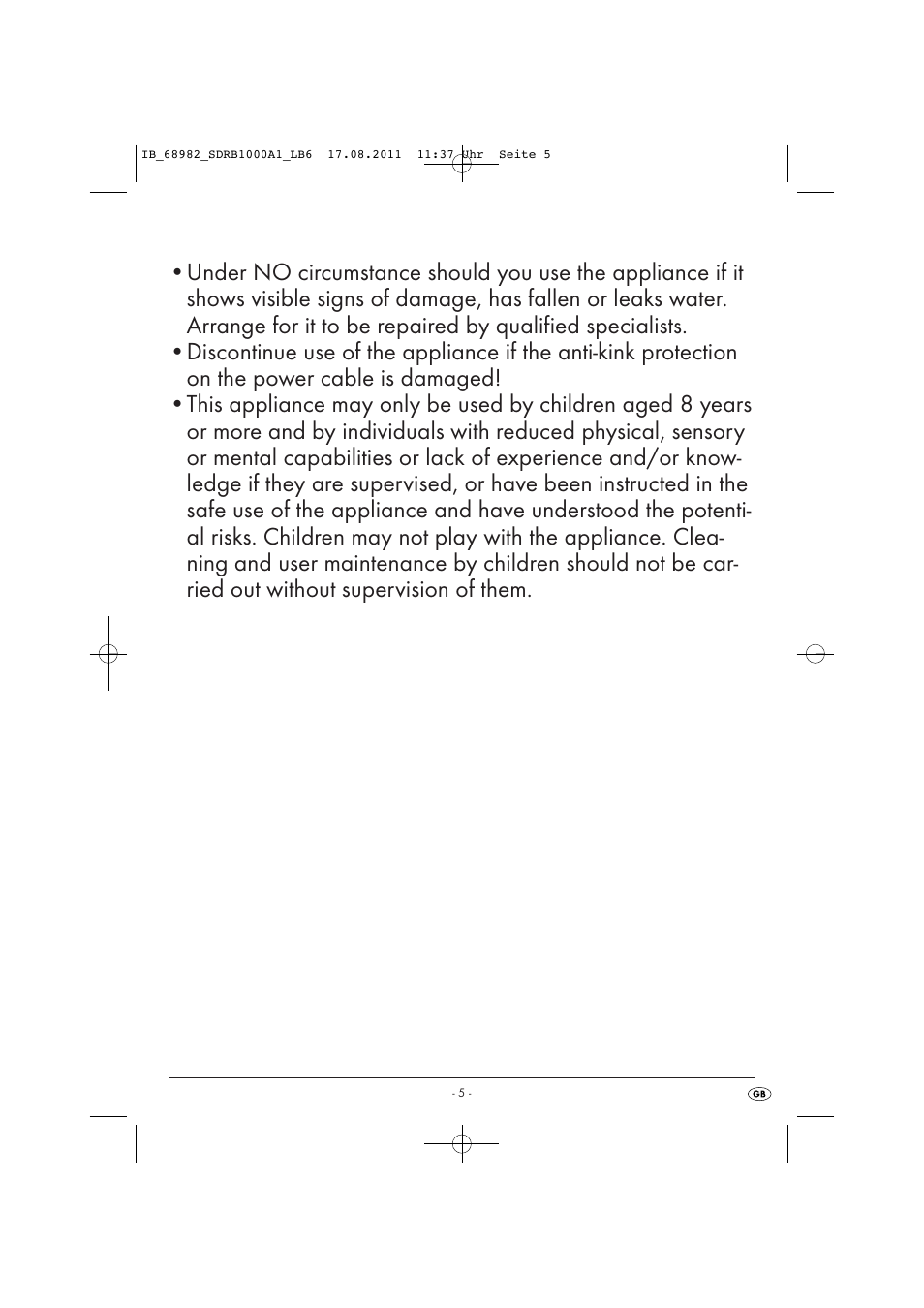 Silvercrest SDRB 1000 A1 User Manual | Page 7 / 26