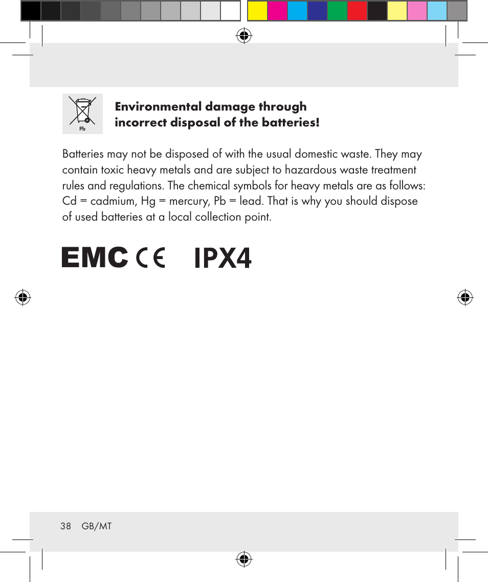 Silvercrest Z31284 User Manual | Page 38 / 47