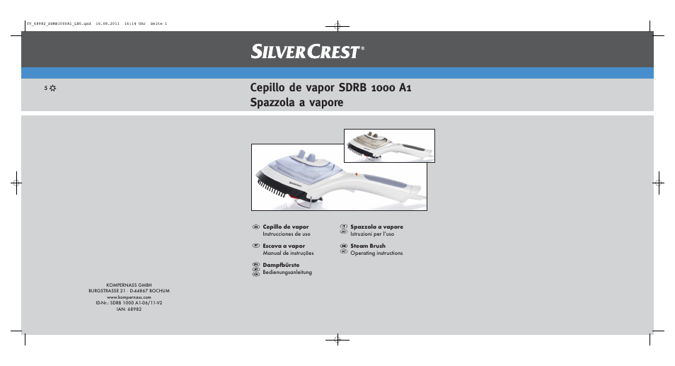 Silvercrest SDRB 1000 A1 User Manual | 62 pages